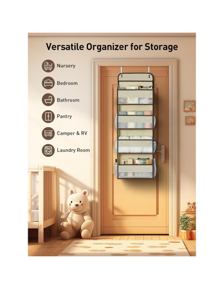 Organizador Colgante Yecaye Beige 4 Niveles 15.9 kg para Bebés Organizador Colgante Yecaye Beige 4 Niveles 15.9 kg para Bebés