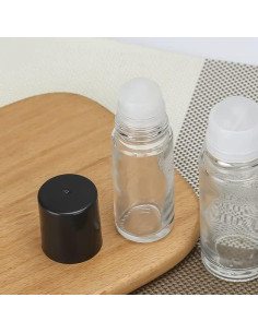 2 Botellas de Rodillo Desodorante Vidrio 30ml lasenersm 2