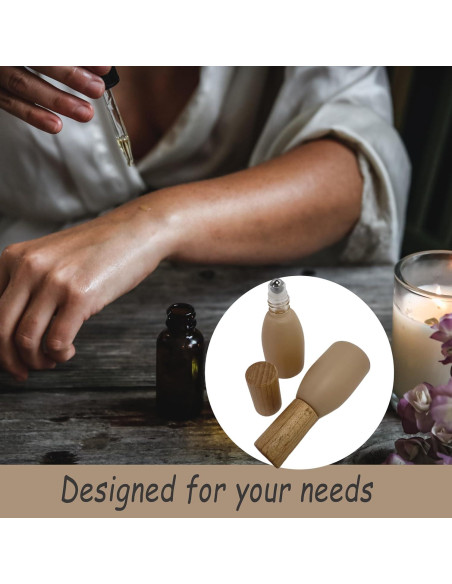 6 Botellas de Vidrio con Rodillo BEECO GIF2U 12ml Verde