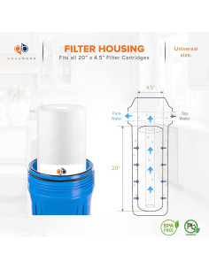 Filtro de Agua de Sedimentos Aquaboon 20" x 11.4 cm - 4 Unidades 2