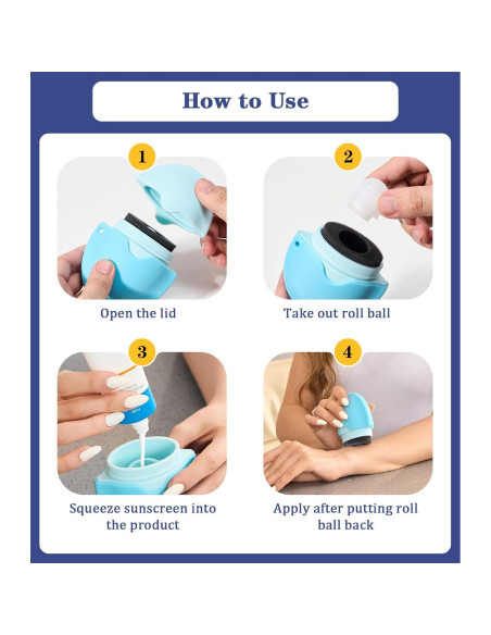 Aplicador de Protector Solar Searuodio 55 ml - Viaje Azul