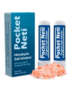 Inhalador de Sal Rosa del Himalaya Basic Vigor - Paquete de 2