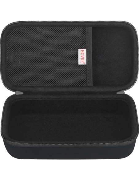 Funda Dura BOVKE para Inhalador de Asma y Espaciador - Negro