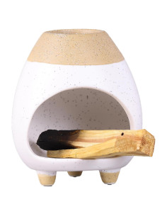 Soporte para Palo Santo y Salvia Cerámica Hecho a Mano