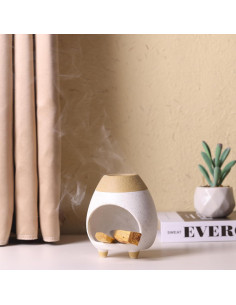 Soporte para Palo Santo y Salvia Cerámica Hecho a Mano 2
