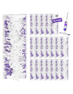 20 Almohadillas de Limpieza Desechables CANAVY para Swiffer