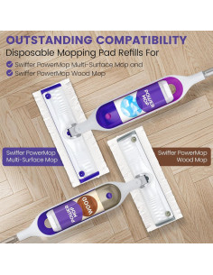 20 Almohadillas de Limpieza Desechables CANAVY para Swiffer 2