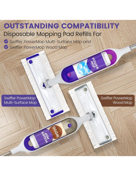 20 Almohadillas de Limpieza Desechables CANAVY para Swiffer