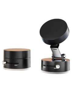 Soporte para Teléfono Móvil Magnético Plegable Succión Negro