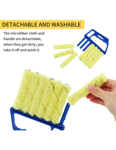 Juego de Herramientas de Limpieza de Persianas RVXlRDN 4 Piezas