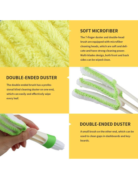 Juego de Herramientas de Limpieza de Persianas RVXlRDN 4 Piezas