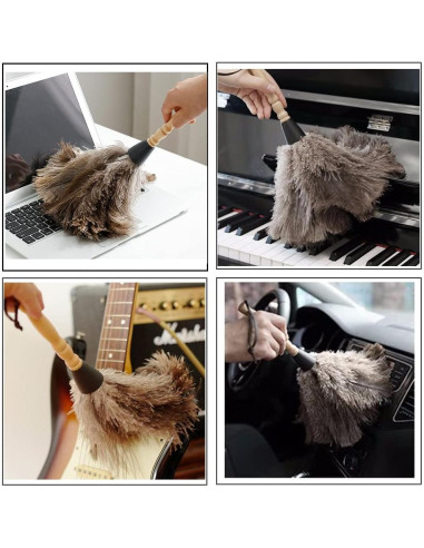 Plumero de Plumas de Avestruz NEWONG 2pcs 35.56 cm