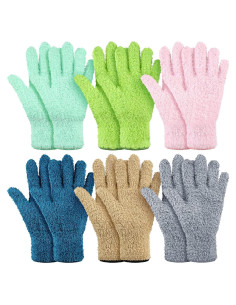 Guantes de Microfibra Bencailor 6 Pares para Limpieza Grande
