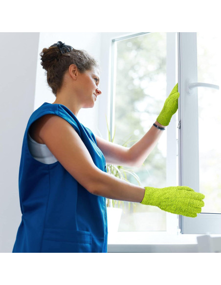 Guantes de Microfibra Bencailor 6 Pares para Limpieza Grande