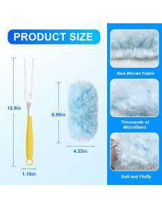 Kit de Plumeros Desechables Gkweres 30 Recargas + Mango 2