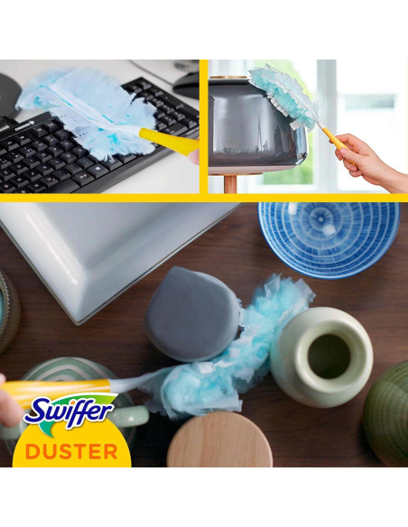 Kit Plumero Swiffer con Mango y Repuesto - 1 Unidad