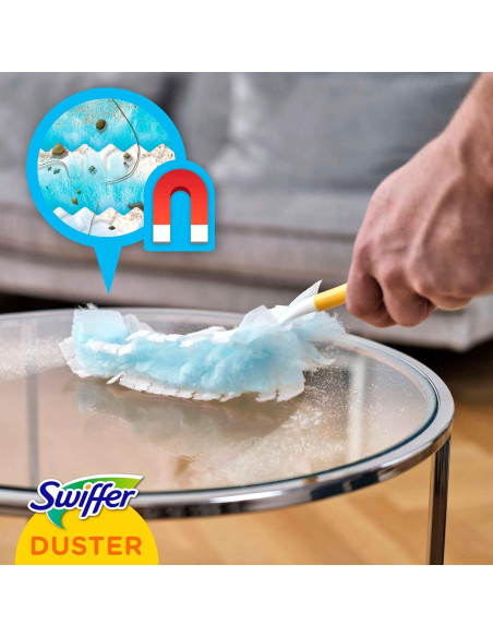 Kit Plumero Swiffer con Mango y Repuesto - 1 Unidad