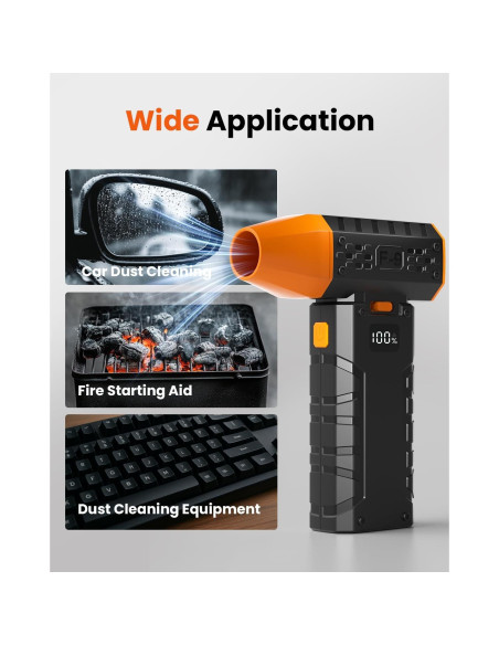 Soplador de Aire Eléctrico Tenlox 240000RPM Turbo Mini 388g