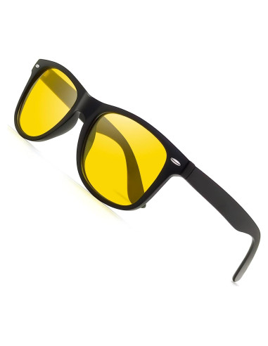 Gafas de sol KANASTAL UV400 diseño retro amarillas