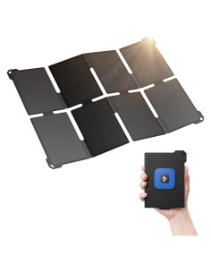 Cargador Solar BigBlue 25W Plegable USB-A y USB-C IP68