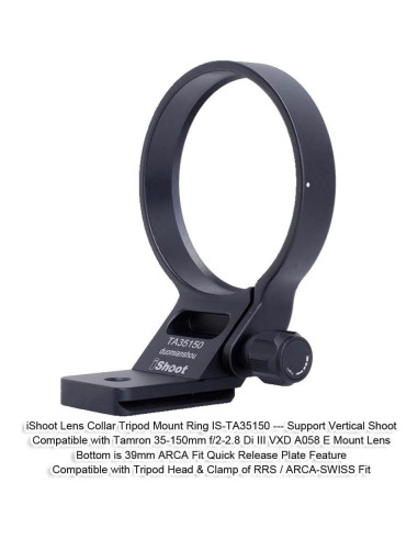 Anillo de Montaje en Trípode iShoot IS-TA35150 para Tamron 35-150mm
