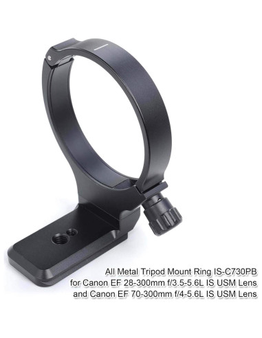 Anillo de Montaje para Trípode iShoot 80mm para Lentes Canon