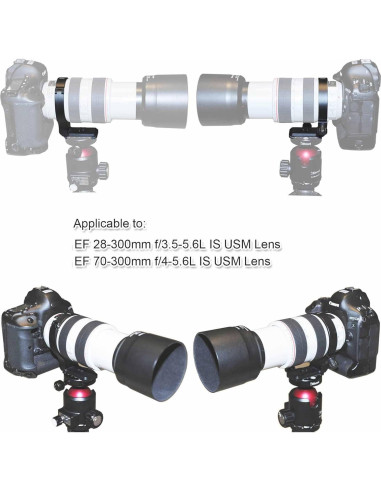 Anillo de Montaje para Trípode iShoot 80mm para Lentes Canon
