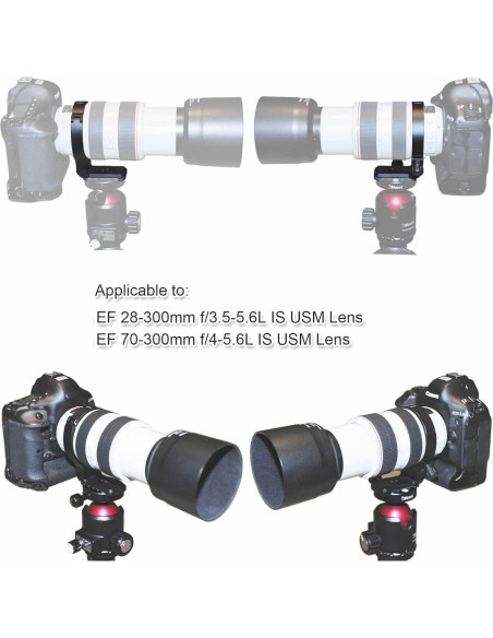 Anillo de Montaje para Trípode iShoot 80mm para Lentes Canon