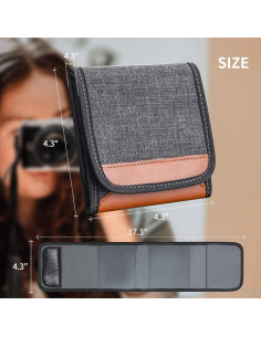 Bolsa de Cintura KELIIE para Filtros de Fotografía 25-82mm 2
