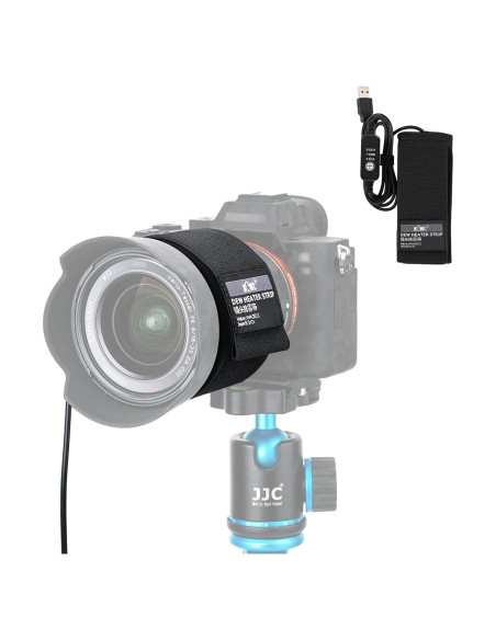 Calentador de Lentes KIWIFOTOS para Lentes 80-110mm USB