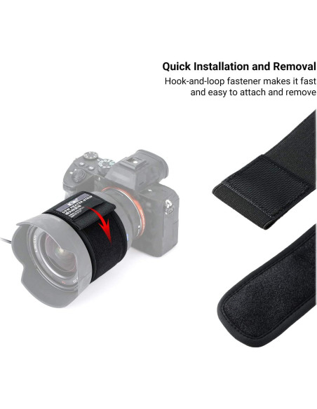 Calentador de Lentes KIWIFOTOS para Lentes 80-110mm USB