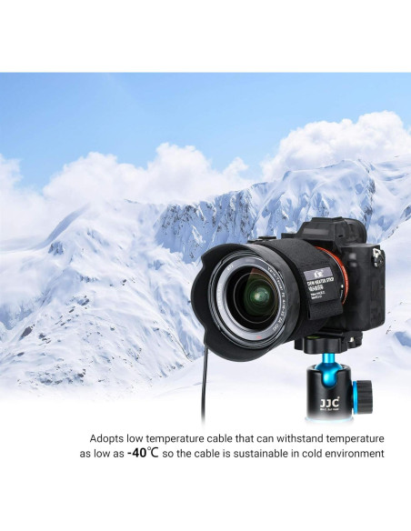 Calentador de Lentes KIWIFOTOS para Lentes 80-110mm USB