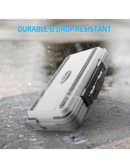 Estuche para 36 Tarjetas de Memoria SD - Gris con 36 Cajas Transparentes