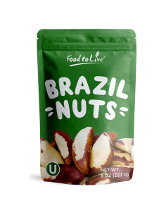 Nueces de Brasil Food to Live 227g Crudas Sin OGM Veganas