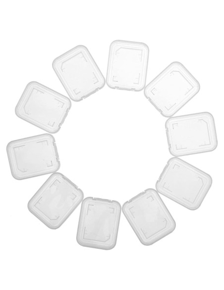 Caja de Almacenamiento para Tarjetas de Memoria SD UTENEW - Paquete de 10