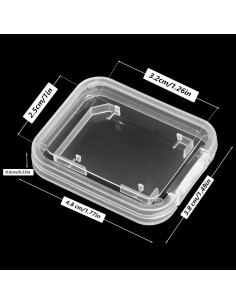 Caja de Almacenamiento para Tarjetas de Memoria SD UTENEW - Paquete de 10 2