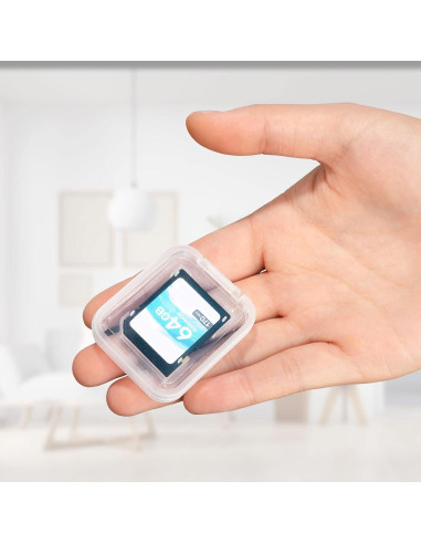 Caja de Almacenamiento para Tarjetas de Memoria SD UTENEW - Paquete de 10