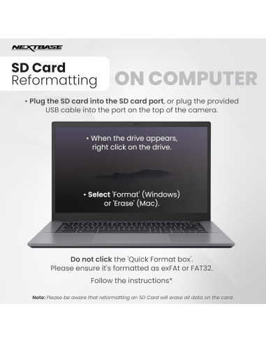 Tarjeta Micro SD 256GB U3 Nextbase con Adaptador