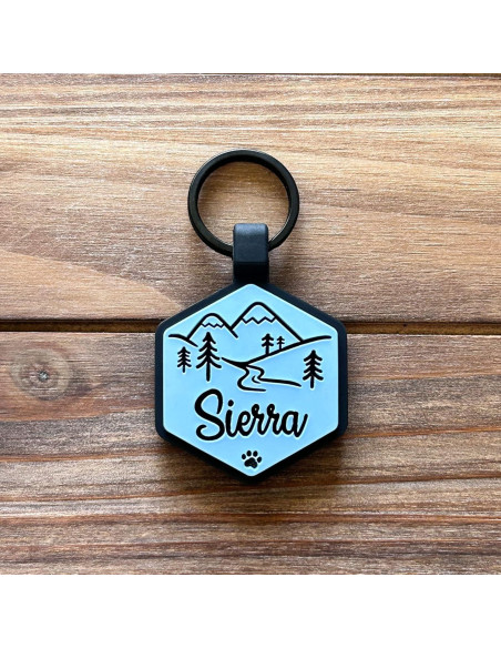 Etiqueta de Identificación Silicona Besties Pets QR Personalizada