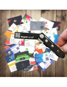 Tarjeta de Visita Digital Keyport x Popl NFC 70mm x 15mm 2