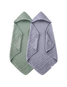 Paquete de 2 Toallas con Capucha Spotted Play 81x81cm Algodón