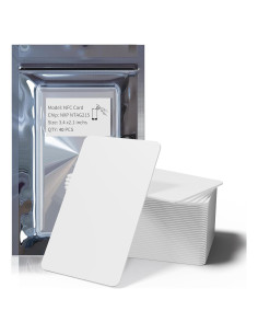 40 Etiquetas NFC K LAKEY NTAG215 Programables PVC 504 Bytes