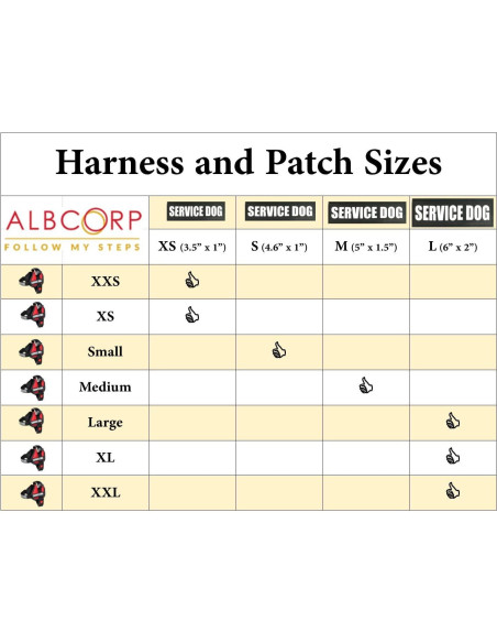 Parche Reflectante para Perros de Terapia Albcorp Mediano
