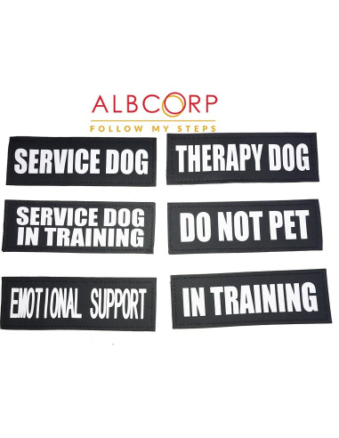 Parche Reflectante para Perros de Terapia Albcorp Mediano