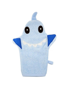 Mitón de Baño para Bebés JN&LULU Algodón Premium Tiburón