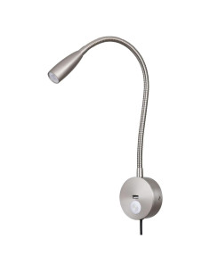 Luz de Lectura LED Táctil Regulable EVETHBEY Niquel Cepillado