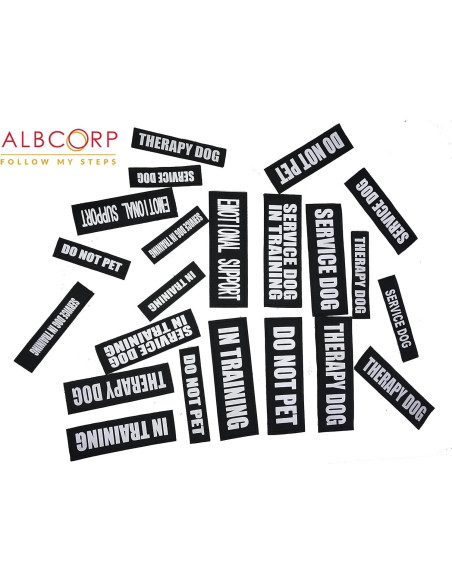 Parche Reflectante para Perros de Terapia Albcorp Mediano