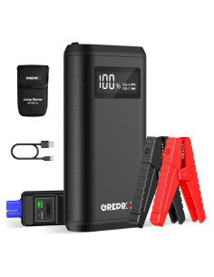 Arrancador de Batería GREPRO GP196 Pro 3000A 12V Pantalla LCD