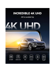 Cámara de Espejo Retrovisor WOLFBOX G930 4K 10" con WiFi y GPS 2