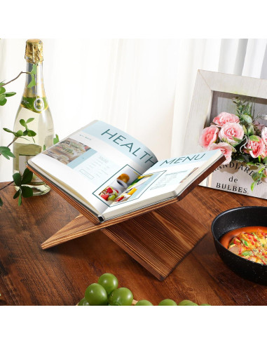 Soporte para Libros Geetery de Madera de Bambú 26x18 cm
